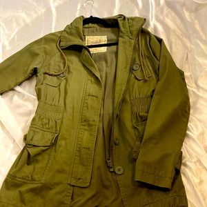 PeaCoat Size M Hunter Green